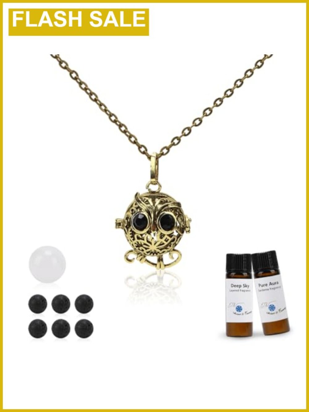 Stainless Steel Aromatherapy Locket Necklace, Essential Oil Diffuser Jewelry,